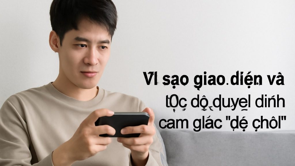 Vì sao giao diện và tốc độ quyết định cảm giác “dễ chơi” Minh họa: Vì sao giao diện và tốc độ quyết định cảm giác “dễ chơi”