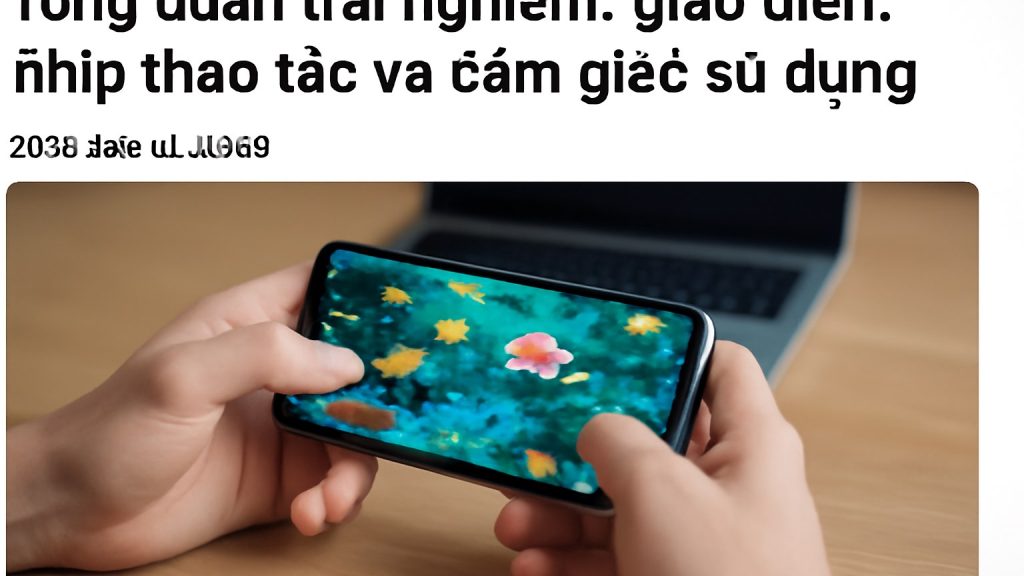 Tổng quan trải nghiệm: giao diện, nhịp thao tác và cảm giác sử dụng Minh họa: Tổng quan trải nghiệm: giao diện, nhịp thao tác và cảm giác sử dụng